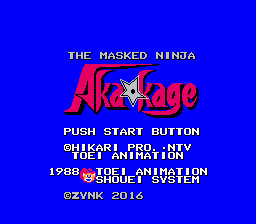 The Masked Ninja: Akakage