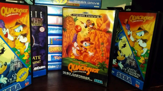Картридж «QuackShot» на Sega MD