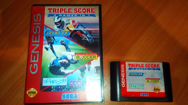 Triple Score: 3 Games In One на Sega Genesis