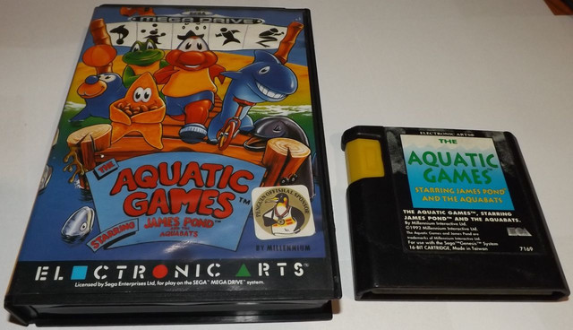 Aquatic Games - Starring James Pond - Sega MD