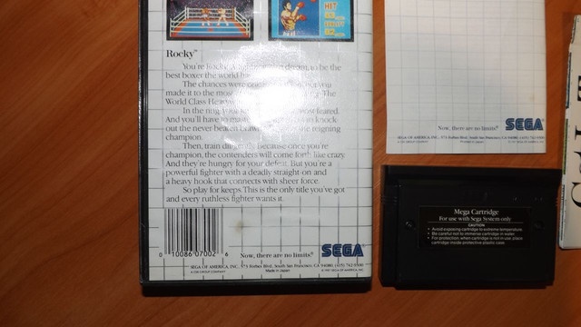 Картридж «Rocky» - Sega Master System