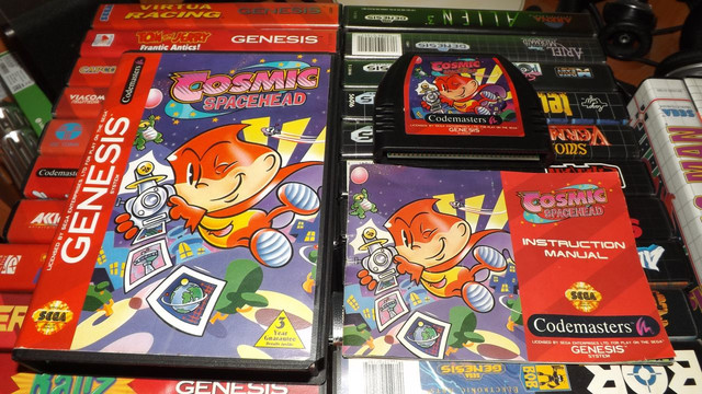 Картридж «Cosmic Spacehead» - Sega Genesis
