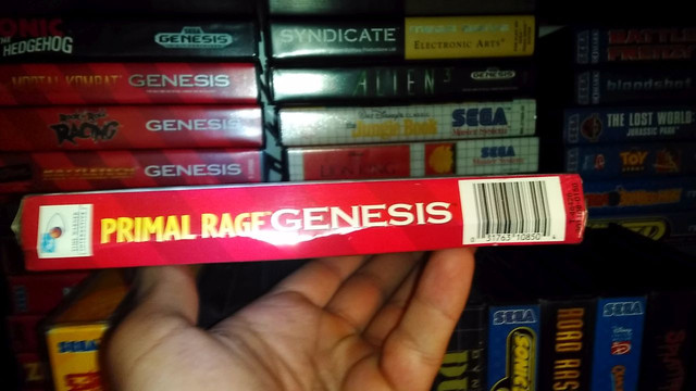 Картридж «Primal Rage» на Sega Genesis